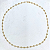 Colar Ouro 18k Pedras Zircônias Branca Juntas - Imagem 4