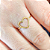 Anel Lovely em Ouro 18k - Imagem 1
