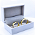 Par Aliança Ouro 18k Meia Cana Anatômica - Personalizado - Imagem 1