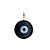 Pingente Ouro 18k Olho Grego 10mm - Cores Variadas - Imagem 5