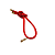 Pulseira Figa Ouro 18k no Fio de Seda Vermelho - Imagem 2