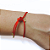 Pulseira Figa Ouro 18k no Fio de Seda Vermelho - Imagem 7