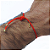 Pulseira Figa Ouro 18k no Fio de Seda Vermelho - Imagem 10