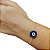 Pulseira Prata Olho Grego Central 15mm - 12 Cores Disponíveis - Imagem 4