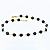 Pulseira Ouro 18k com Pedras Zircônias Pretas - Imagem 2