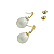 Brinco Ouro 18k Pérola Natural Biwa Gota - Imagem 2