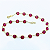 Pulseira Ouro 18k com Pedras Vermelhas - Imagem 2