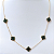 Colar Ouro 18k com 5 Trevos Malaquita - Imagem 2