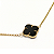 Colar Ouro 18k com 9 Trevos Ônix - Imagem 3