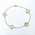Pulseira 4 Trevos Madrepérola em Ouro 18k - Imagem 4