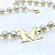 Pulseira Ouro 18K Letra Inicial com Pérolas de Água Doce - Imagem 2