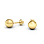 Brinco Ouro 18k Bolinha 4mm - Infantil - Imagem 3