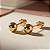 Brinco Ouro 18k Bolinha 4mm - Imagem 1