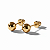 Brinco Ouro 18k Bolinha 4mm - Imagem 2
