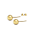 Brinco Ouro 18k Bolinha 3mm - Infantil - Imagem 6