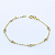 Pulseira Ouro 18k Pedrinhas Espaçadas - Infantil - Imagem 1