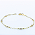 Pulseira Ouro 18k Pedrinhas Espaçadas - Infantil - Imagem 3