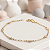Pulseira Ouro 18k Pedrinhas Espaçadas - Infantil - Imagem 1
