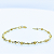 Pulseira Ouro 18k Bolinhas com Pedrinhas Juntinhas - Infantil - Imagem 3