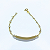 Pulseira Ouro 18k Chapinha com Pedrinhas Juntinhas - Infantil Personalizado - Imagem 1