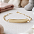 Pulseira Ouro 18k Chapinha com Pedrinhas Juntinhas - Infantil Personalizado - Imagem 2