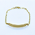 Pulseira Ouro 18k Chapinha Corrente Coffee - Infantil Personalizado - Imagem 2