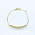 Pulseira Ouro 18k Chapinha Corrente Elo Português - Infantil Personalizado - Imagem 3