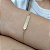 Pulseira Ouro 18k Chapinha Corrente Elo Português - Infantil Personalizado - Imagem 2