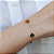 Pulseira 4 Trevos Olho de Tigre em Ouro 18k - Imagem 1