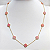 Colar Ouro 18k com 9 Trevos Madrepérola Rosa - Imagem 2