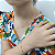 Pulseira Ouro 18k Pedrinhas Vermelhas Espaçadas - Infantil - Imagem 3