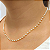 Colar Ouro 18k Pérolas Naturais Juntas - Imagem 1