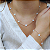Pulseira Ouro 18k Pérolas Naturais e Trevo Juntos - Imagem 4