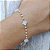 Pulseira Ouro 18k Pérolas Naturais e Trevo Juntos - Imagem 1