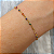 Pulseira Ouro 18k Pedrinhas Coloridas Juntinhas  - Infantil - Imagem 2