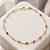 Pulseira Ouro 18k Pedrinhas Coloridas Juntinhas - Infantil - Imagem 1