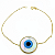 Pulseira Ouro 18k Olho Grego 20mm Central - Imagem 2