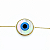 Pulseira Ouro 18k Olho Grego 20mm Central - Imagem 3