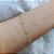 Pulseira Ouro 18k Bolinhas Espaçadas - Imagem 1