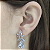 Brinco Ouro 18k Cristalino - Imagem 2