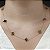 Colar Ouro 18k com 9 Trevos Olho de Tigre - Imagem 1