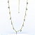 Colar Celebre em Ouro 18k com Pedrinhas Pendentes - Imagem 3