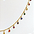 Colar Rainbow em Ouro 18k com Pedrinhas Pendentes - Imagem 3
