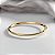 Anel Slim Minimalista Ouro 18k - Imagem 3