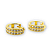 Brinco Argola Mini Cravejada em Ouro 18k - Imagem 1