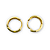 Brinco Argola Mini Cravejada em Ouro 18k - Imagem 8