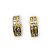 Brinco Argola Mini Cravejada em Ouro 18k - Imagem 3