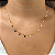 Colar Medalhas Circulares em Ouro 18k - Imagem 1