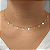 Colar Medalhas Circulares na EP em Ouro 18k - Imagem 1