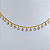 Colar Ouro 18k Pedras Pendentes - Imagem 3